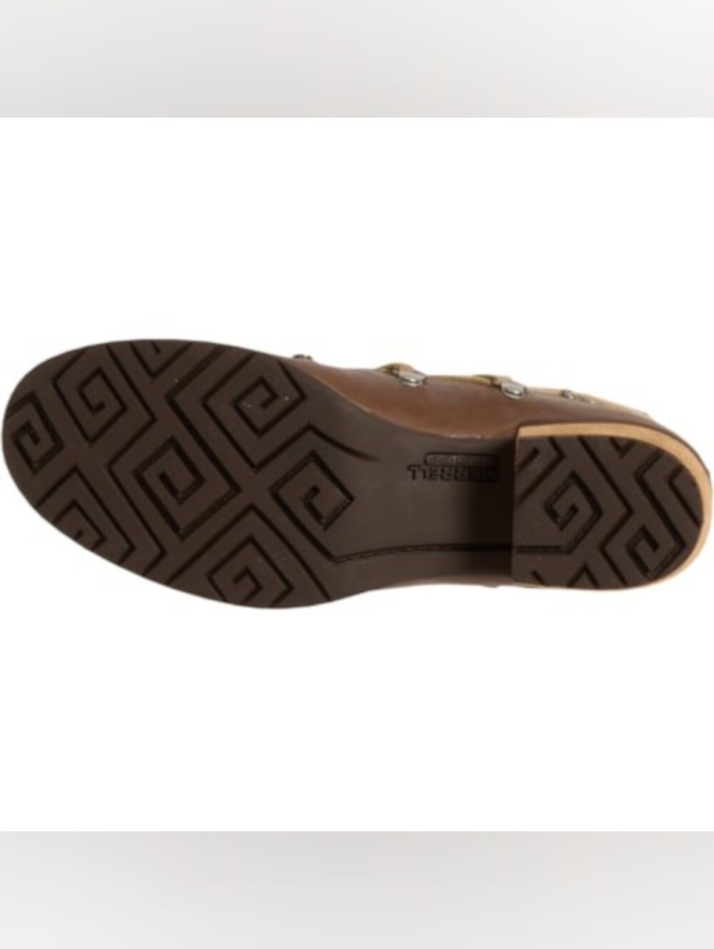 ๐ Merrell Leather Shiloh II Warm Women Short Boots Heeled Camel Brown Beige 6 - Picture 8 of 9